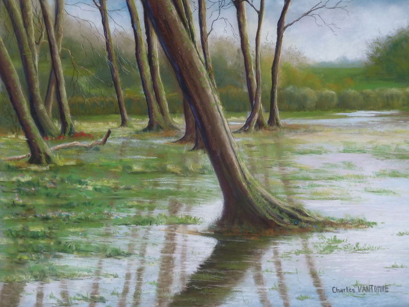 Les pieds dans l'eau